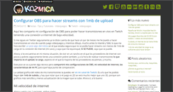 Desktop Screenshot of kozmica.com